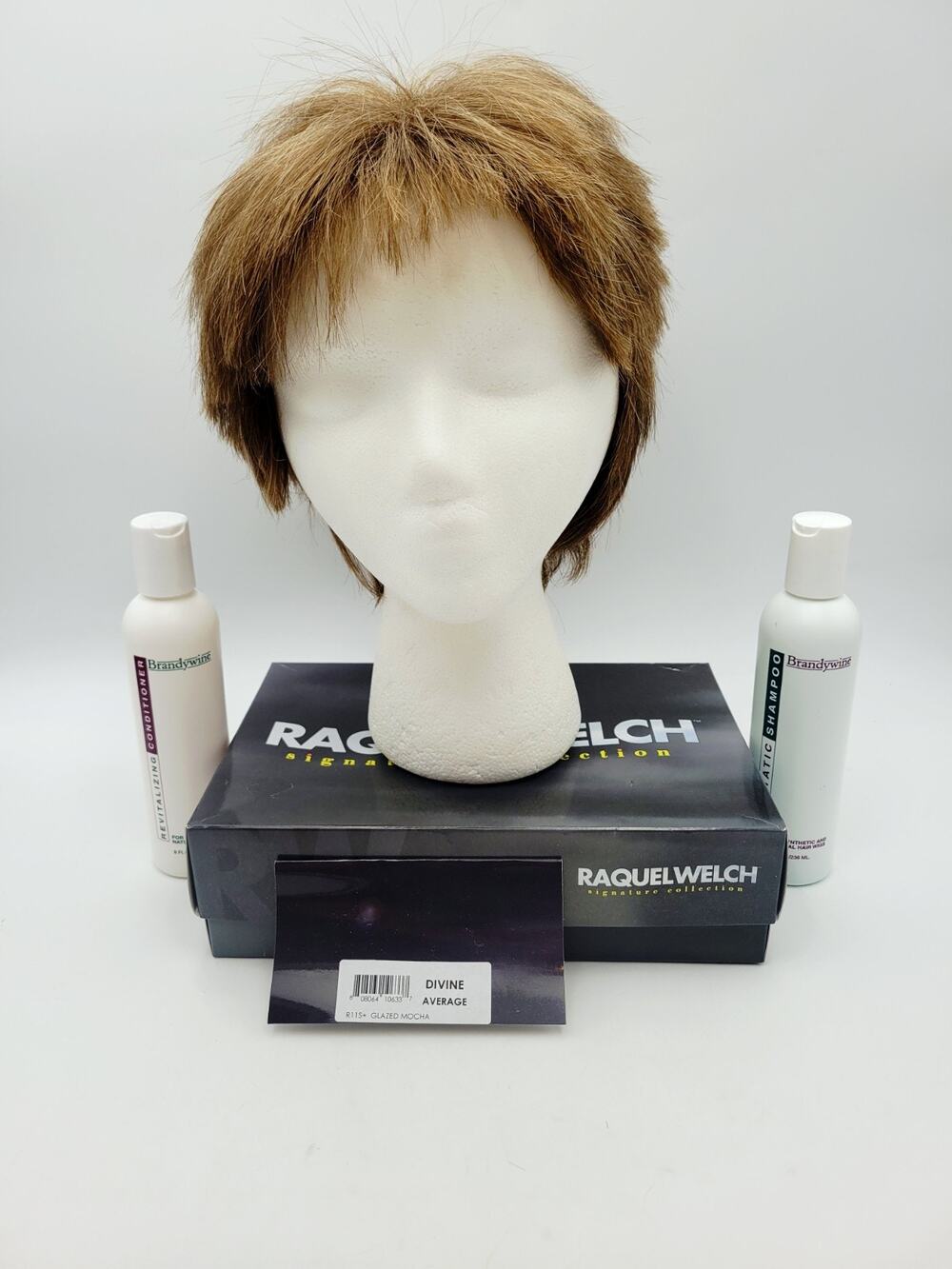 RAQUEL WELCH Wig Divine Average R11S+ Glazed Mocha W/Shampoo & Conditioner W/Box